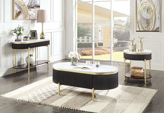 KOBLENZ End Table, Dark Walnut - Marjories Furniture (Las Vegas, NV)
