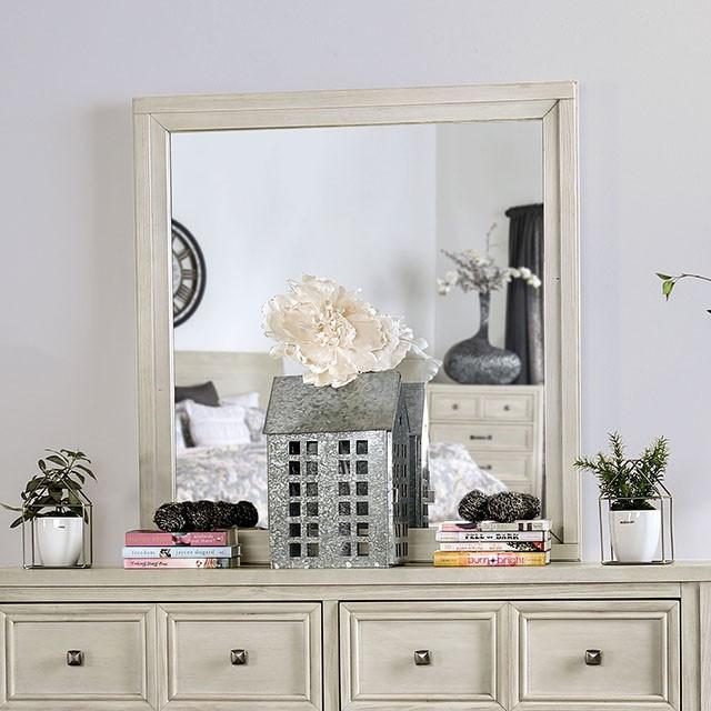 Tywyn Antique White Mirror - Marjories Furniture (Las Vegas, NV)