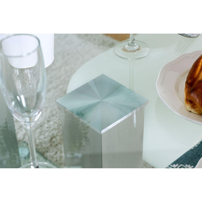 Richfield I Silver/Chrome Dining Table - Marjories Furniture (Las Vegas, NV)