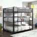 Olga I Antique Black Full/Full Bunk Bed - Marjories Furniture (Las Vegas, NV)