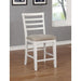 Kiana White Counter Ht. Side Chair (2/CTN) - Marjories Furniture (Las Vegas, NV)