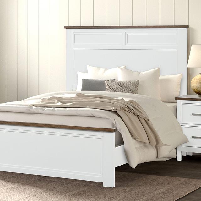 Pinetop 4 & 5 Piece Twin Bedroom Set White & Blue - Marjories Furniture (Las Vegas, NV)