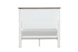 Pinetop 4 & 5 Piece Twin Bedroom Set White & Blue - Marjories Furniture (Las Vegas, NV)