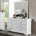 Louis Philippe Dresser White - Marjories Furniture (Las Vegas, NV)