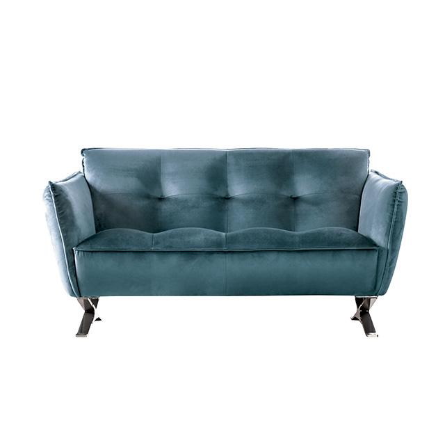 Civellutino Loveseat Teal - Marjories Furniture (Las Vegas, NV)