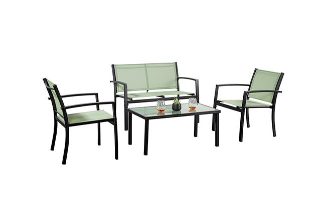 Ibiza 4 Pc. Sling Set K D Green - Marjories Furniture (Las Vegas, NV)