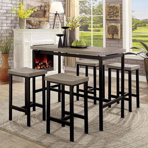 Vilvoorde 5 Pc. Counter Ht. Table Set - Marjories Furniture (Las Vegas, NV)