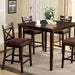 Weston 5 & 7 Piece Counter Ht. Table Set - Marjories Furniture (Las Vegas, NV)