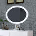 LENNART II White Oval Mirror - Marjories Furniture (Las Vegas, NV)
