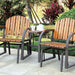 PERSE Dark Gray/Oak Rocking Chair - Marjories Furniture (Las Vegas, NV)