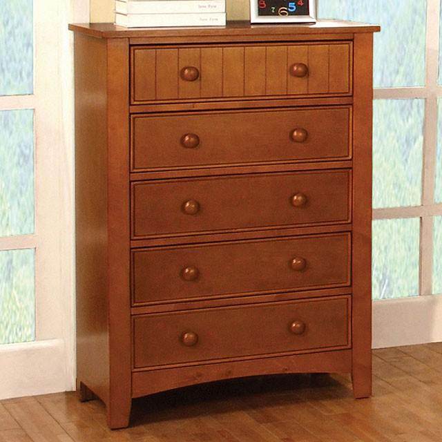 Omnus Oak Chest - Marjories Furniture (Las Vegas, NV)