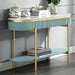 KOBLENZ Sofa Table, Light Teal - Marjories Furniture (Las Vegas, NV)