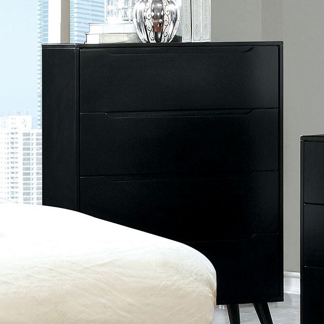 LENNART II Black Chest - Marjories Furniture (Las Vegas, NV)