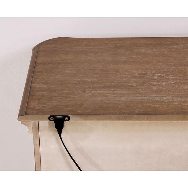 Pembroke Antique Whitewash Night Stand - Marjories Furniture (Las Vegas, NV)
