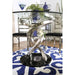 ROXO Silver/Black Round Dining Table - Marjories Furniture (Las Vegas, NV)