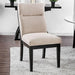 Jasmin Black/White Side Chair (2/CTN) - Marjories Furniture (Las Vegas, NV)