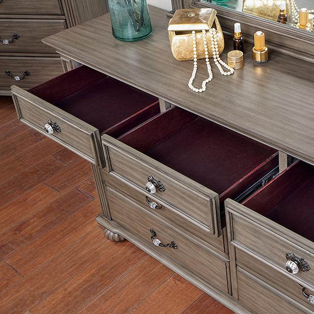 SYRACUSE Dresser, Gray - Marjories Furniture (Las Vegas, NV)