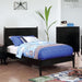 LENNART II Black & White Cal.King, E.King, Full, Queen, Twin Bed - Marjories Furniture (Las Vegas, NV)