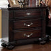 Syracuse Dark Walnut Night Stand - Marjories Furniture (Las Vegas, NV)