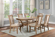 UPMINSTER Dining Table, Natural Tone - Marjories Furniture (Las Vegas, NV)