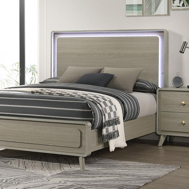 Rainier Queen Bedroom Set Gray - Marjories Furniture (Las Vegas, NV)