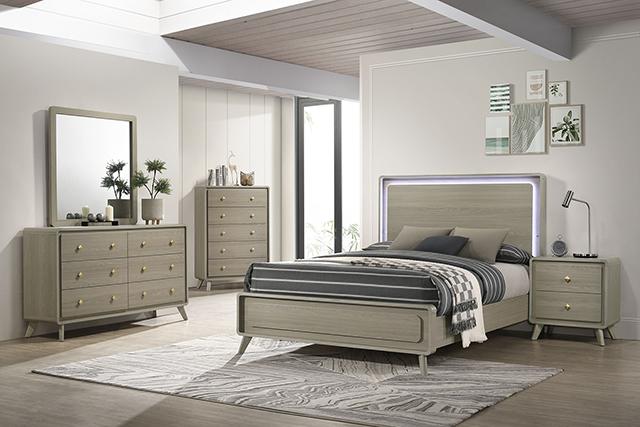Rainier Queen Bedroom Set Gray - Marjories Furniture (Las Vegas, NV)