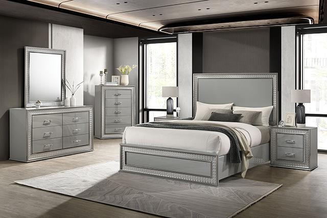 Cassiopeia E.King & Queen Bed Squre & Circular - Marjories Furniture (Las Vegas, NV)