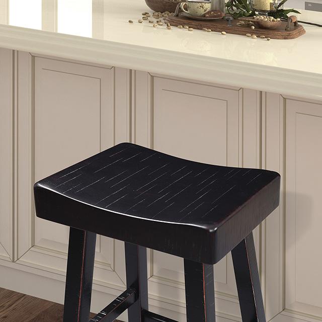 Biasca 29" Stool (2/CTN) White, Brown, & Black - Marjories Furniture (Las Vegas, NV)