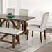 Losone Dining Table Set with Bench Rustic - Marjories Furniture (Las Vegas, NV)