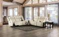 Barclay Power Loveseat Beige - Marjories Furniture (Las Vegas, NV)