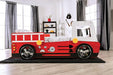 FIERSTALL Twin Bed, Red - Marjories Furniture (Las Vegas, NV)