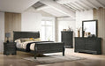 Louis Philippe Night Stand Gray - Marjories Furniture (Las Vegas, NV)