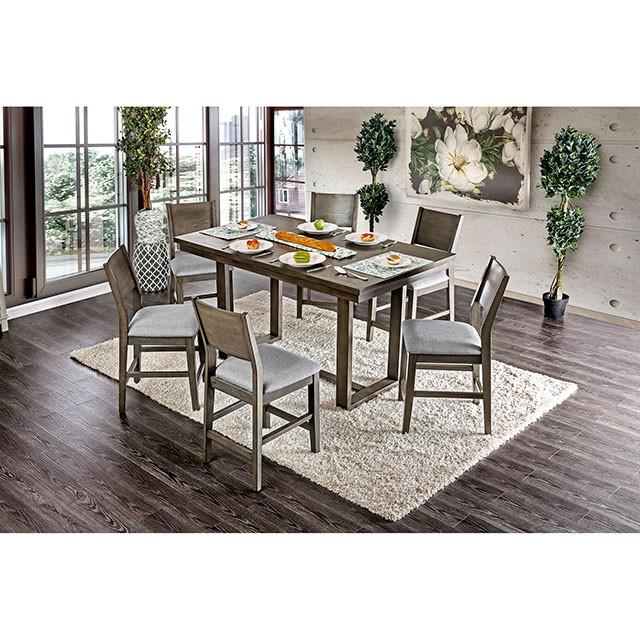 Anton 7 Pc Counter Ht Table Set - Marjories Furniture (Las Vegas, NV)