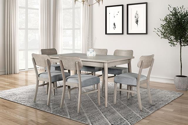 Keynes 7 Pc Dining Table Set - Marjories Furniture (Las Vegas, NV)