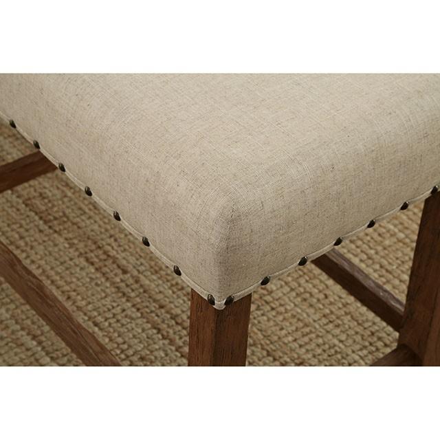 SANIA Rustic Oak Counter Ht. Chair (2/CTN) - Marjories Furniture (Las Vegas, NV)