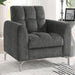 LUPIN Chair, Dark Gray - Marjories Furniture (Las Vegas, NV)