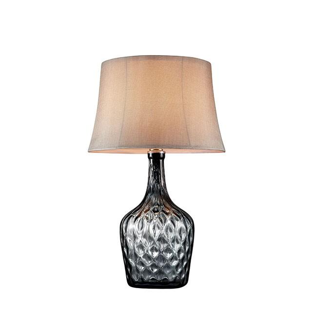 Jana Gray 30"H Gray Glass Table Lamp - Marjories Furniture (Las Vegas, NV)