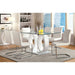 LODIA I White Dining Table - Marjories Furniture (Las Vegas, NV)