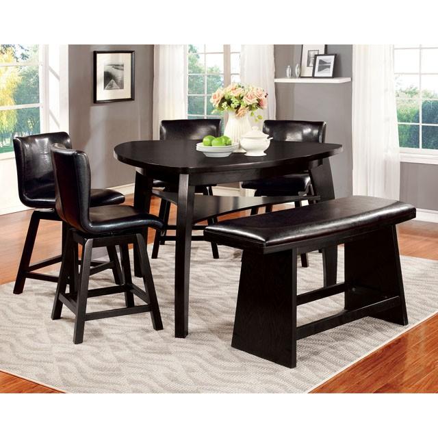 HURLEY Black Counter Ht. Chair (2/CTN) - Marjories Furniture (Las Vegas, NV)