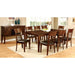 HILLSVIEW I Brown Cherry 78" Dining Table w/ 18" Leaf - Marjories Furniture (Las Vegas, NV)