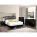 Enrico I Espresso Cal.King Bed - Marjories Furniture (Las Vegas, NV)