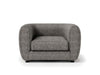 VERDAL Chair, Charcoal Gray - Marjories Furniture (Las Vegas, NV)