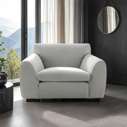 Severo Chair Light Gray - Marjories Furniture (Las Vegas, NV)