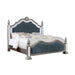 Azha Silver/Gray Queen Bed - Marjories Furniture (Las Vegas, NV)