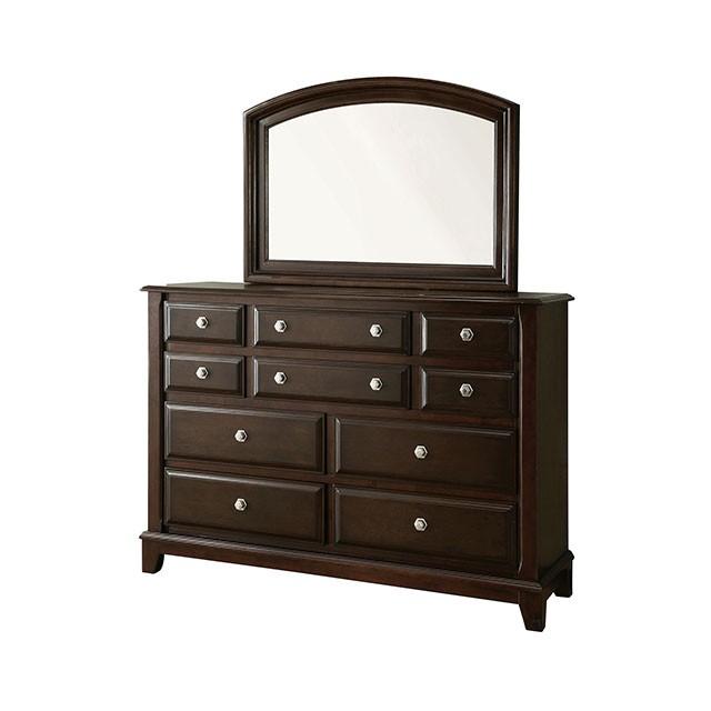 Litchville Brown Cherry Mirror - Marjories Furniture (Las Vegas, NV)