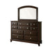Litchville Brown Cherry Mirror - Marjories Furniture (Las Vegas, NV)