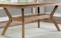 UPMINSTER Dining Table, Natural Tone - Marjories Furniture (Las Vegas, NV)