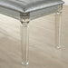 MADDIE Bench, Silver - Marjories Furniture (Las Vegas, NV)
