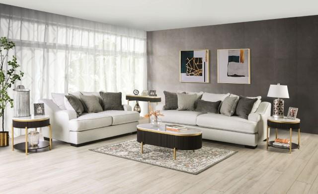 SKYLINE Loveseat, Pewter/Gray - Marjories Furniture (Las Vegas, NV)