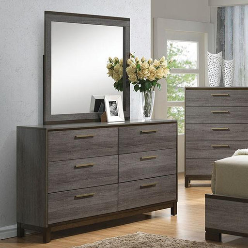 MANVEL Two-Tone Antique Gray Dresser - Marjories Furniture (Las Vegas, NV)